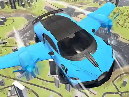 Igra Real Sports Flying Car 3d online