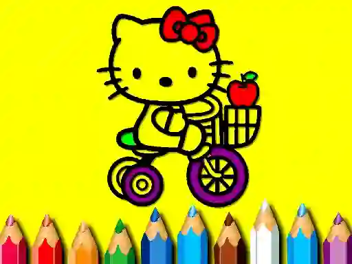 Igra Back To School: Sweet Kitty Coloring online