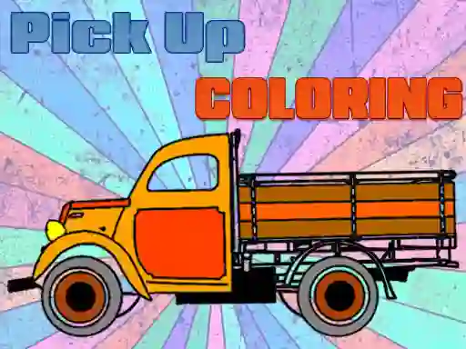 Igra Pick Up Trucks Coloring online