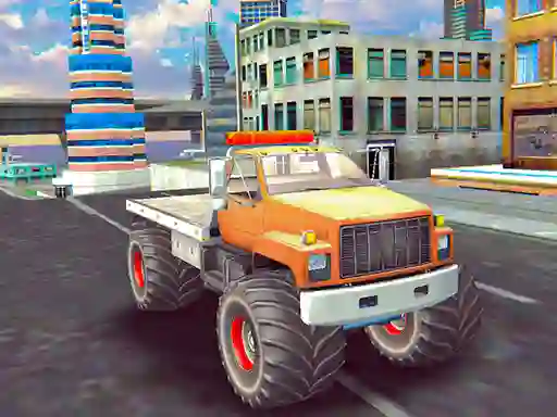 Igra Monster Truck Stunts Free Jeep Racing online