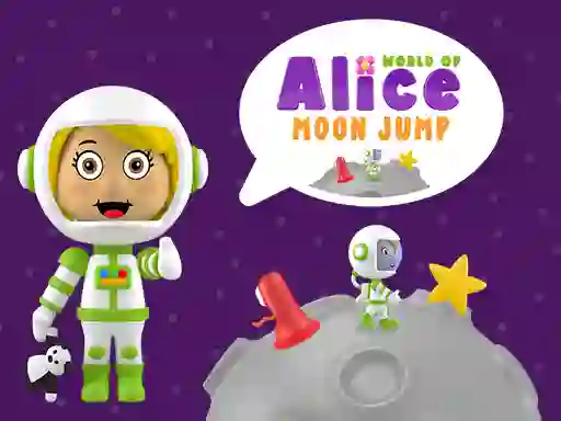 Igra World of Alice Moon Jump online