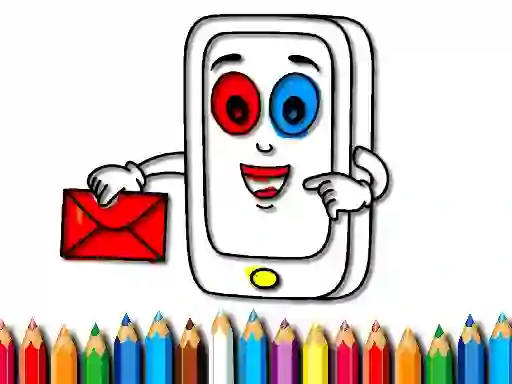 Igra Mobile Phone Coloring Book online