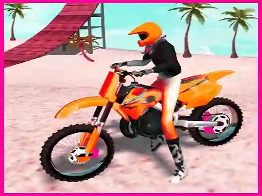 Igra Motocross Beach Jumping Bike Stunt online