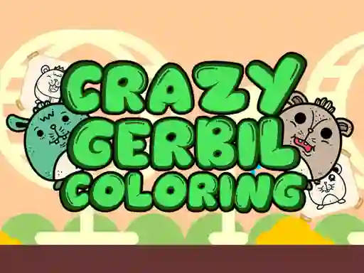 Igra Crazy Gerbil Coloring online
