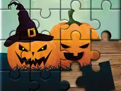 Igra Halloween Puzzle online