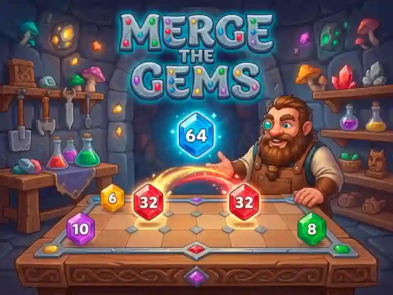 Igra Merge the Gems online
