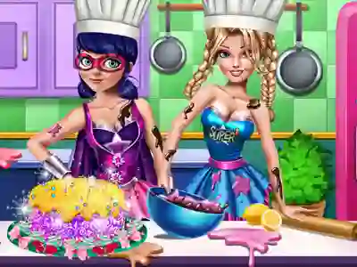 Igra SuperHero Cooking Contest online