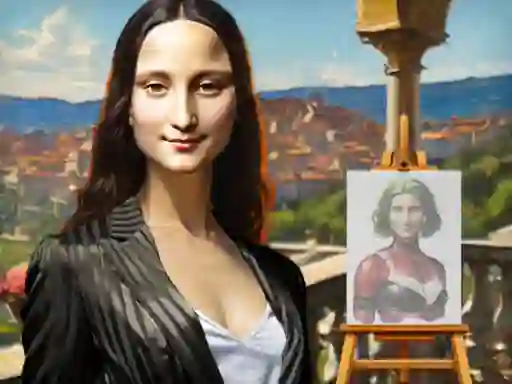 Igra Mona Lisa Fashion Experiments online