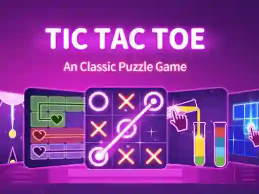 Igra Tic Tac Toe: A Group Of Classic Game online