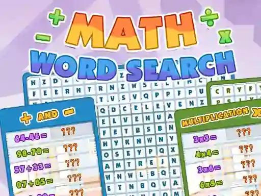 Igra Math Word Search online