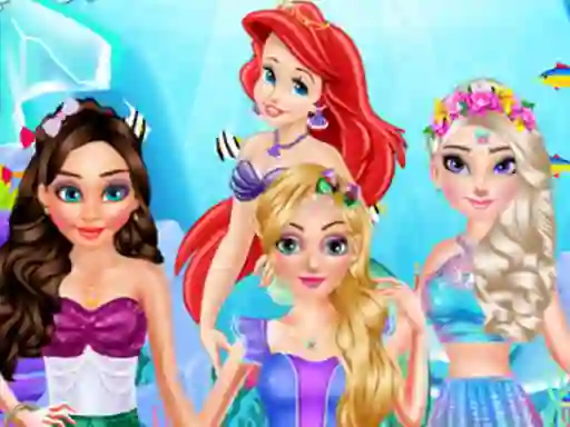 Igra Princess Mermaid Style Makeup online