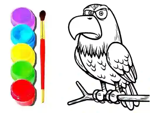 Igra Eagle Coloring Book online
