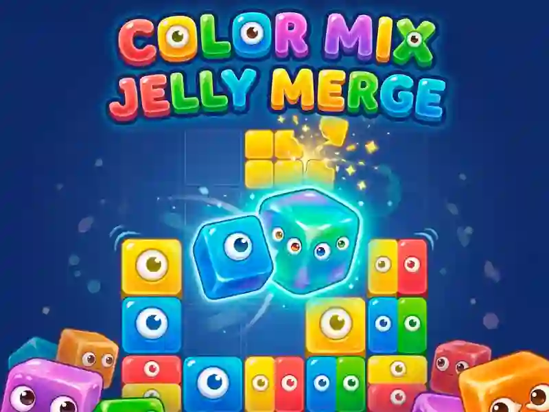 Igra Color Mix - Jelly Merge online