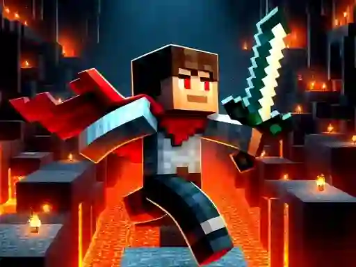 Igra Mineblock Obby online