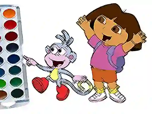 Igra Cute Girl Coloring Book online