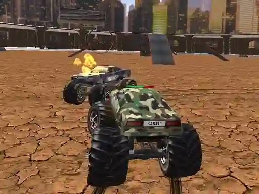 Igra Demolition Monster Truck Army online