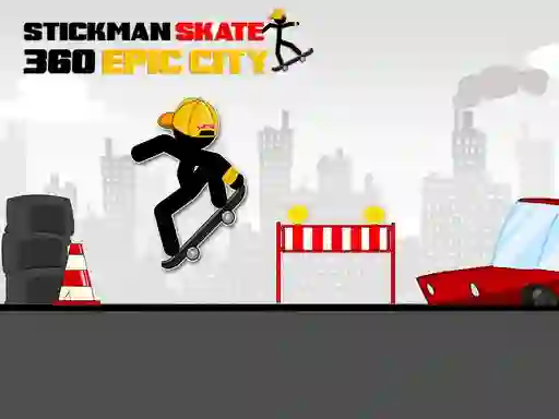 Igra Stickman Skate 360 Epic City online