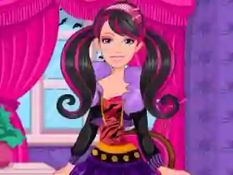Igra Barbie Monster High Halloween online