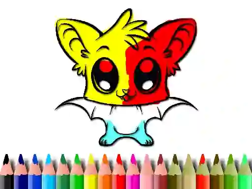 Igra Cute Bat Coloring Book online