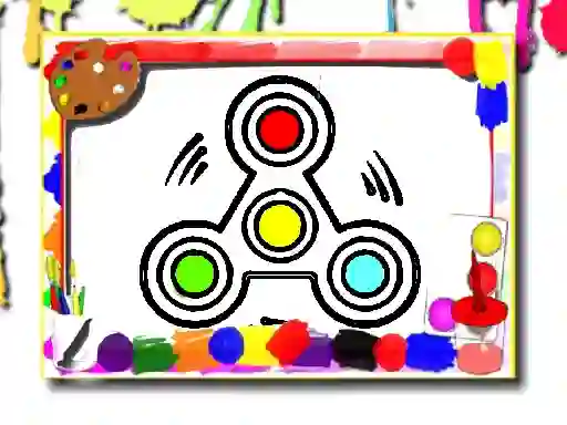 Igra Fidget Spinner Coloring Book online