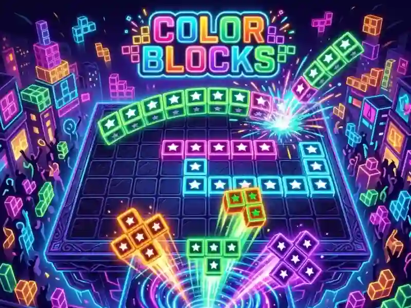 Igra Color blocks online