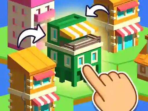 Igra Crafty Town Merge City online