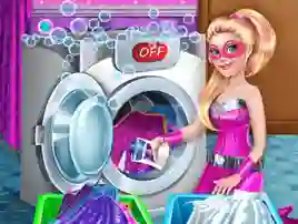 Igra Superdoll Washing Capes online