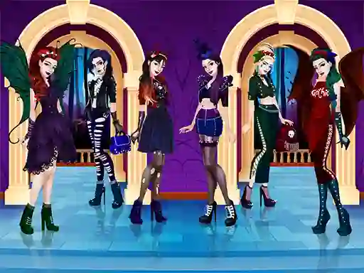 Igra Gothic Dress Up online