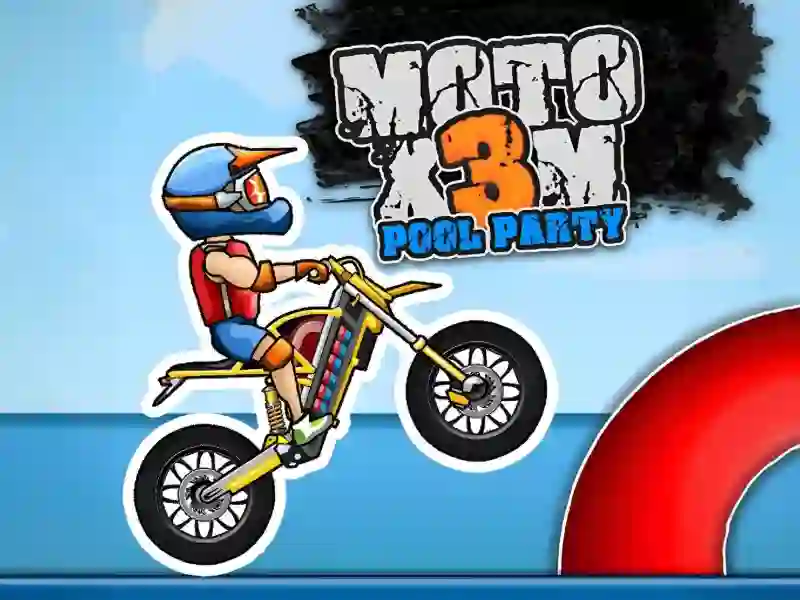 Igra Moto X3M  Pool Party online