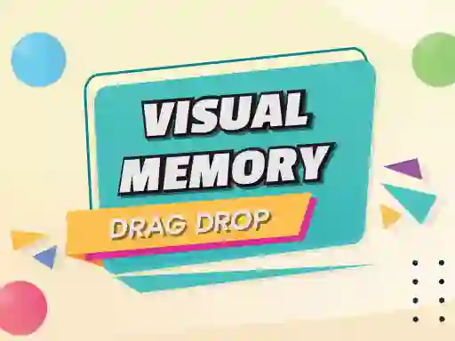 Igra Visual Memory Drag Drop online