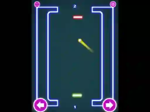 Igra Pong Neon online