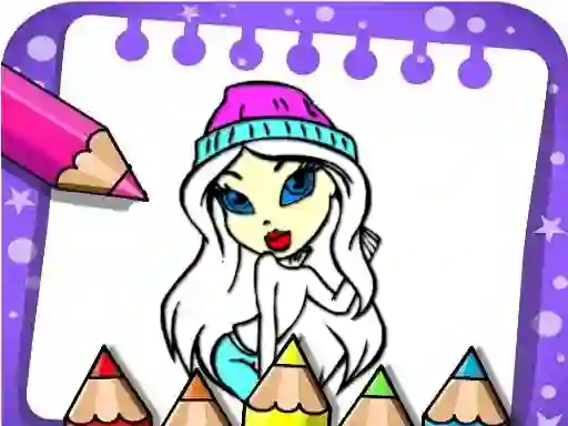 Igra Easy Bratz Coloring online