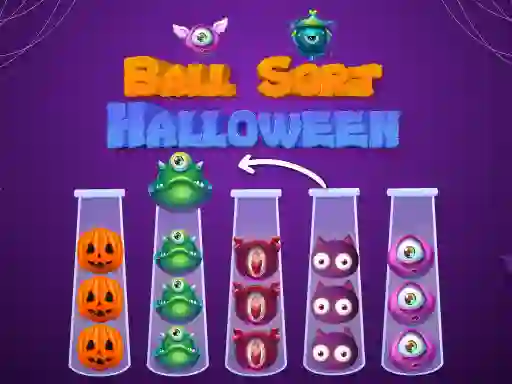 Igra Ball Sort Halloween online