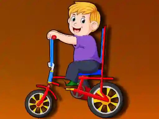 Igra Cartoon Bike Jigsaw online