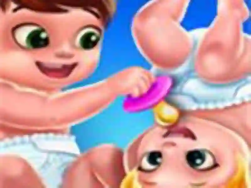 Igra Baby Twins Caring Day online