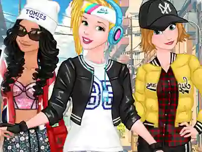 Igra Princesses Sporty & Funky Day online