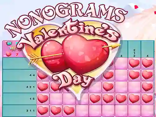 Igra Nonograms Valentines Day online