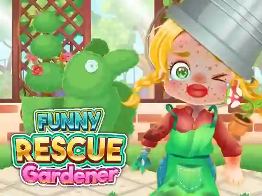 Igra Funny Rescue Gardener online