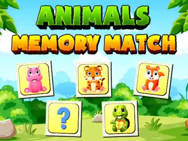 Igra Animals Memory Match online