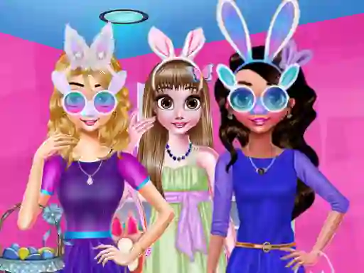 Igra Funny Easter Girls online