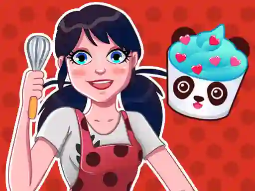 Igra Miraculous Cupcake maker online