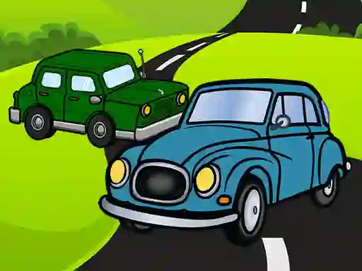Igra Cartoon Car Jigsaw online