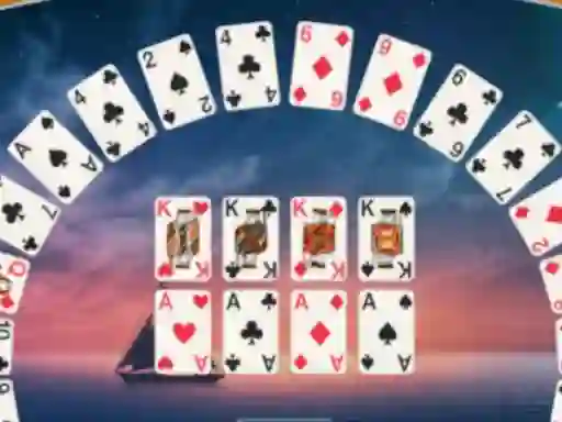 Igra Crescent Solitaire online