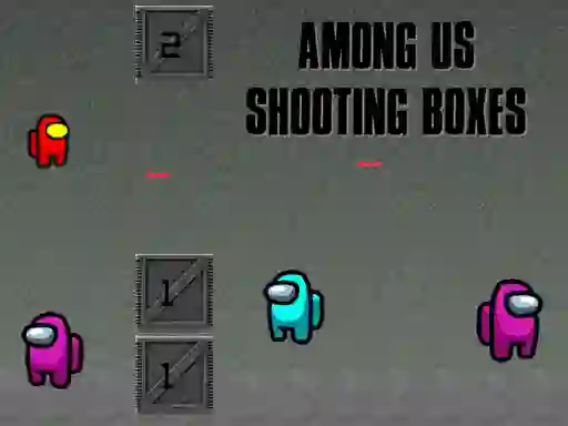 Igra Among Us Shooting Boxes online