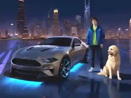 Igra Mustang City Driver online