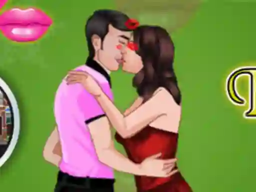 Igra Christmas Eve Kissing online