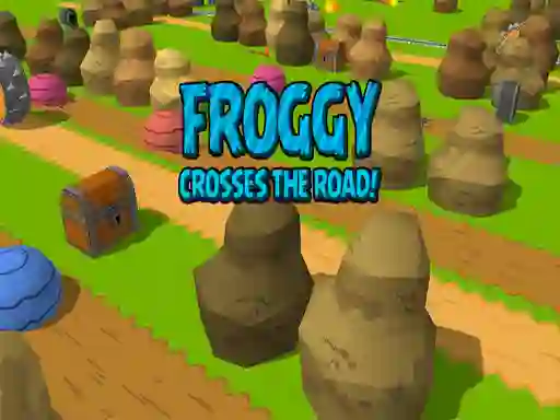 Igra Froggy Crosses The Road! online