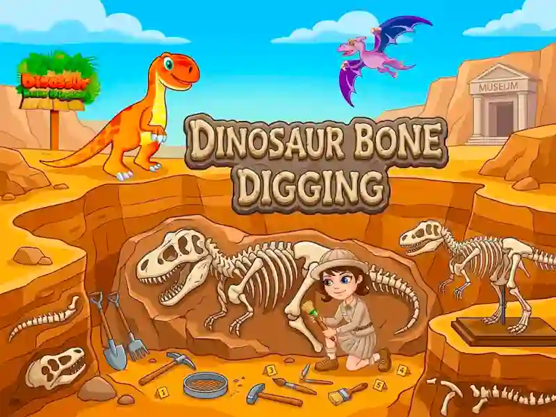 Igra Dinosaur Bone Digging online