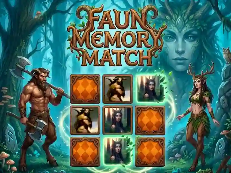 Igra Faun Memory Match online