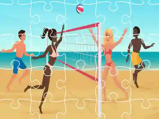 Igra Beach Volleyball Jigsaw online